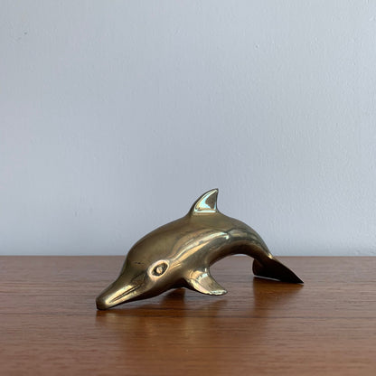 Vintage Brass Dolphin #2