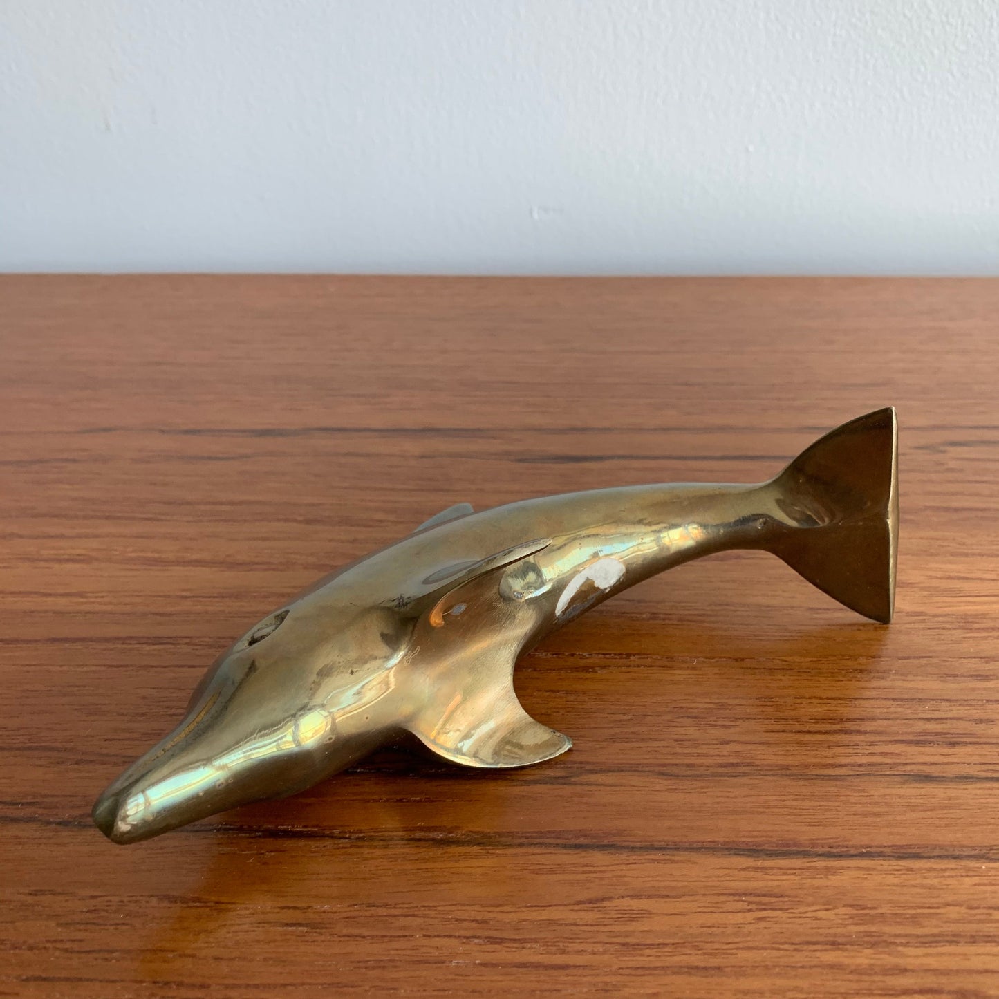 Vintage Brass Dolphin #2